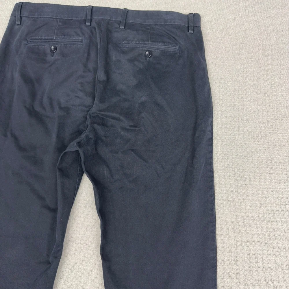 Banana Republic Pants Mens 33x32 Navy Blue Kentfield Twill Cotton Chino Office